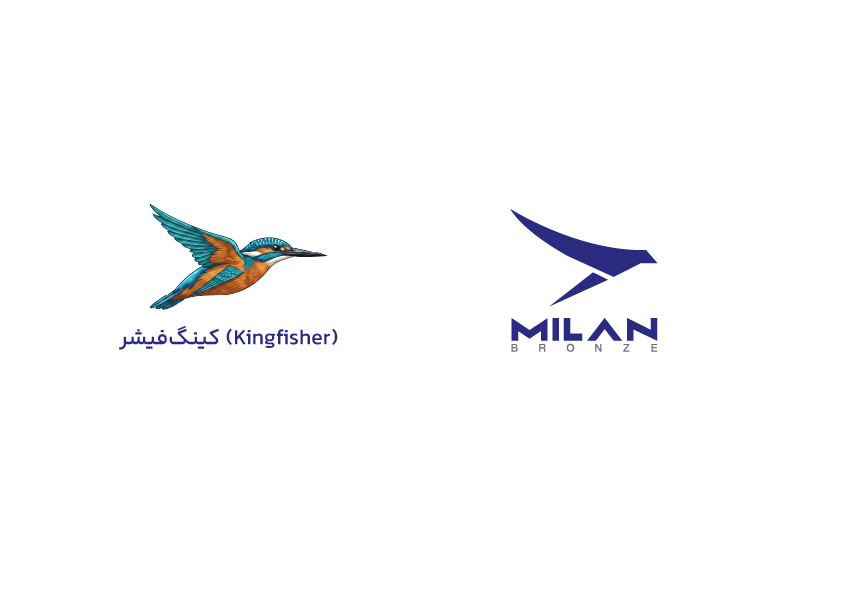 نماد پرنده میلان برنز